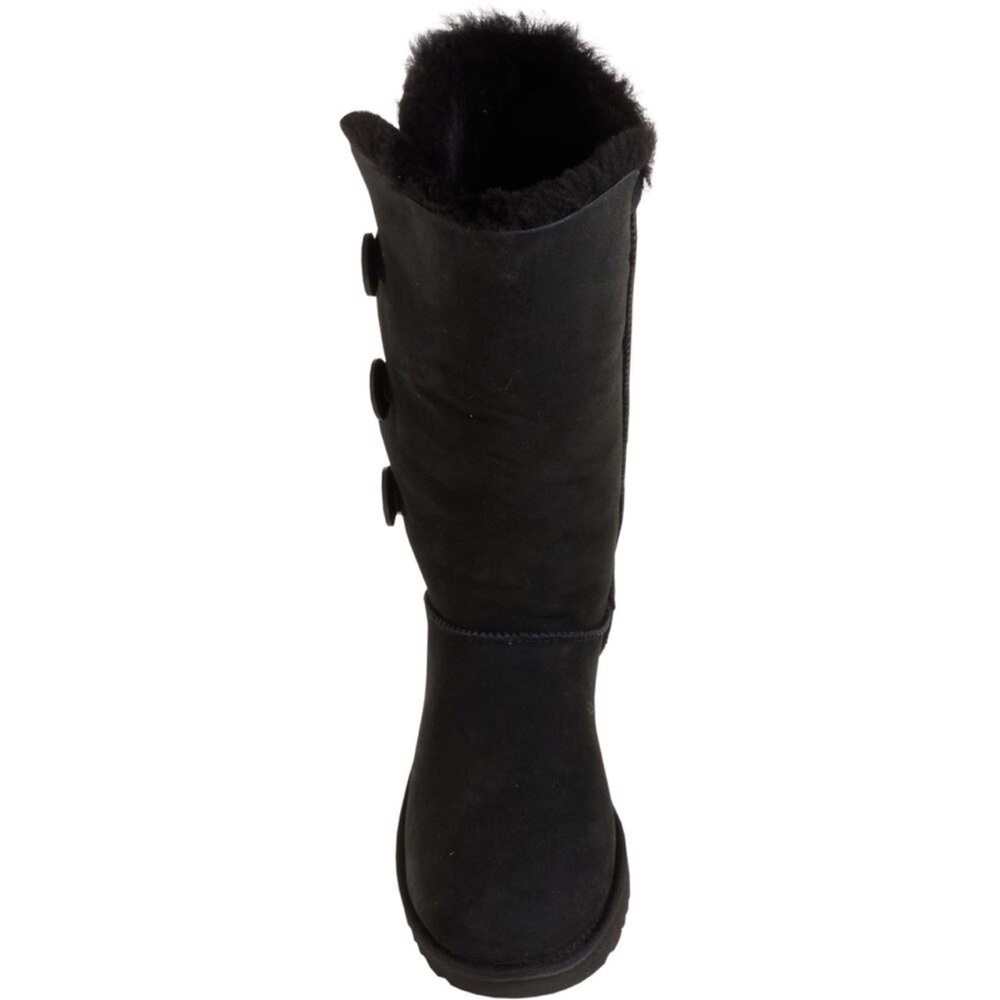 UGG Australia Women's Black Suede Bailey
Button Triplet Il Tall Boots 5 NEW - Picture 2 of 5